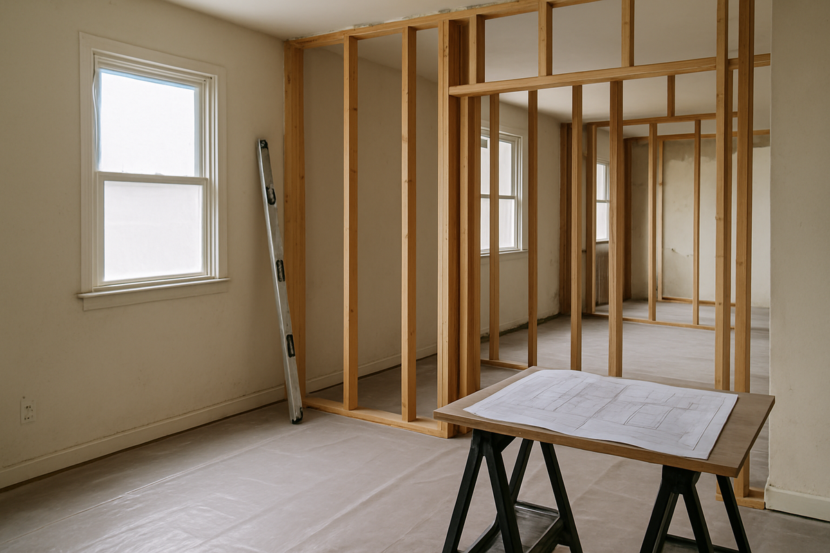 Whole home renovation timeline in NJ.
