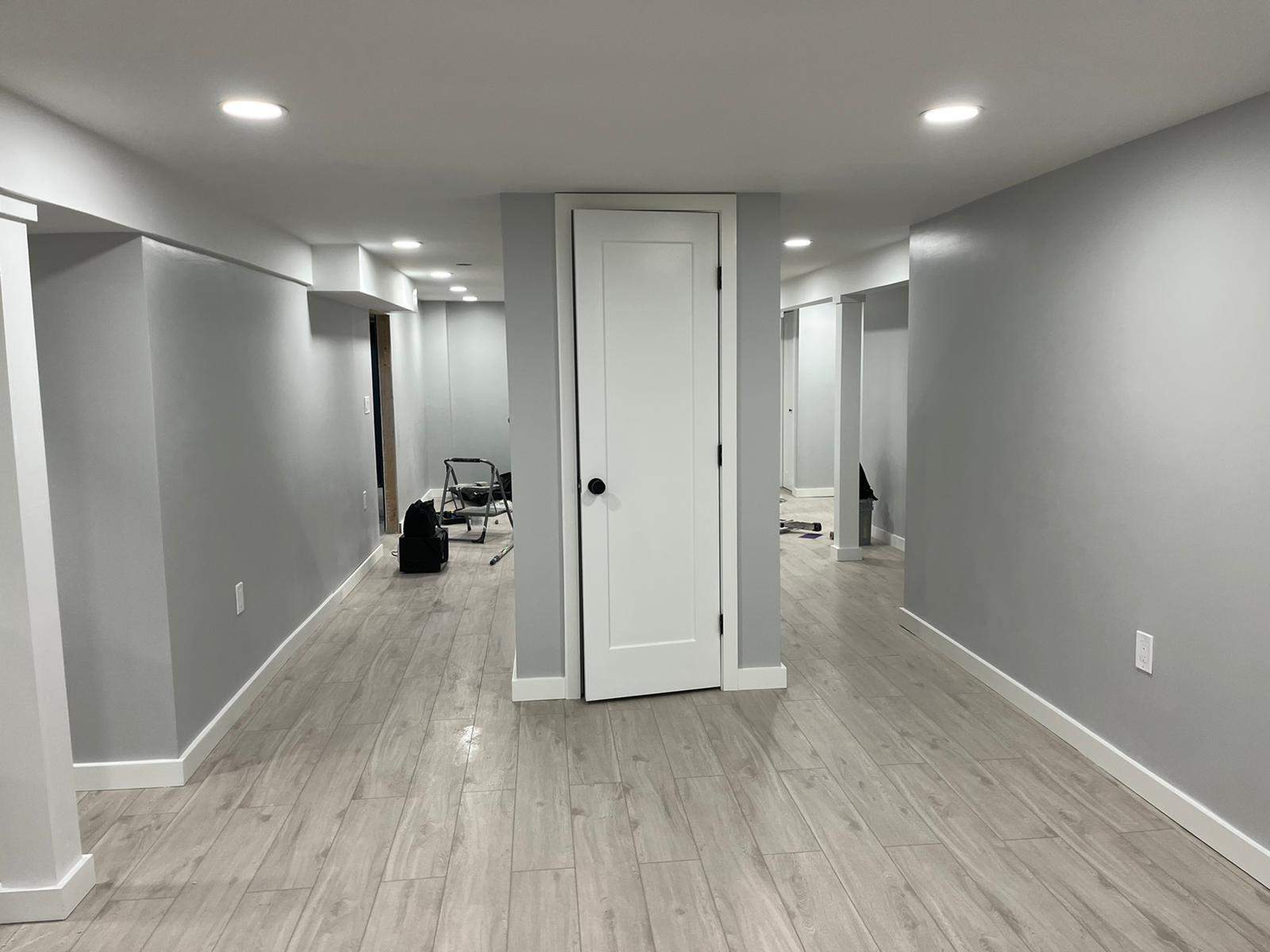 New Providence basement finishing with a wet bar by Home Concepts Construction