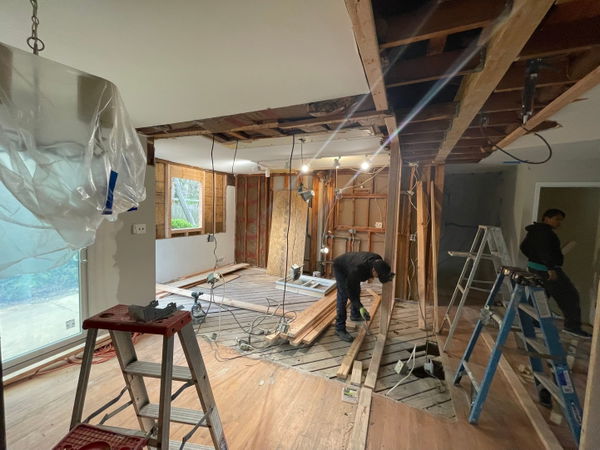 New Providence basement finishing with a wet bar by Home Concepts Construction
