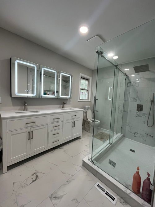 Chatham bathroom renovation with walk-in shower