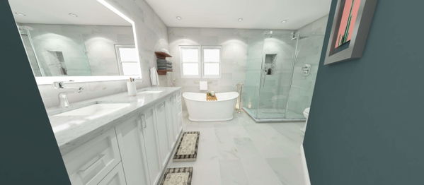 West Orange primary bathroom renovation — gallery image 12