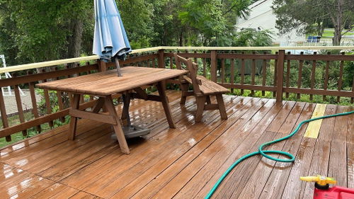 Bridgewater deck restoration and board replacement