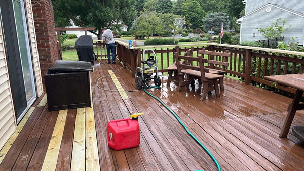 Bridgewater deck restoration and board replacement — gallery image 3