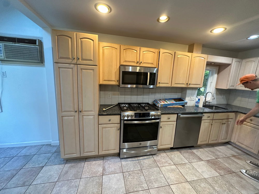 Montclair kitchen remodeling with new counters and sink — gallery image 2