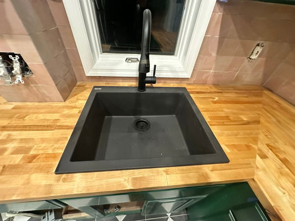 Montclair kitchen remodeling with new counters and sink — gallery image 5