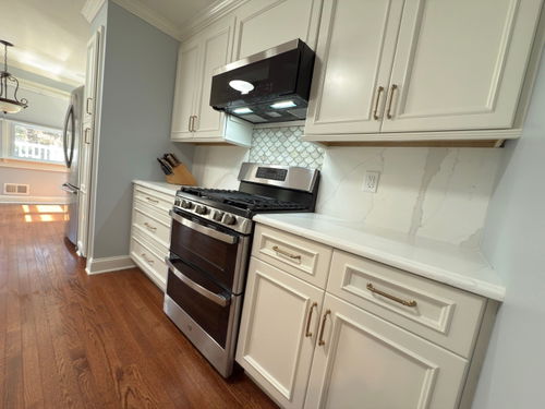 Old Bridge kitchen remodel with island