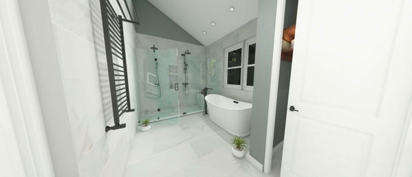 Warren master bathroom renovation — gallery image 16