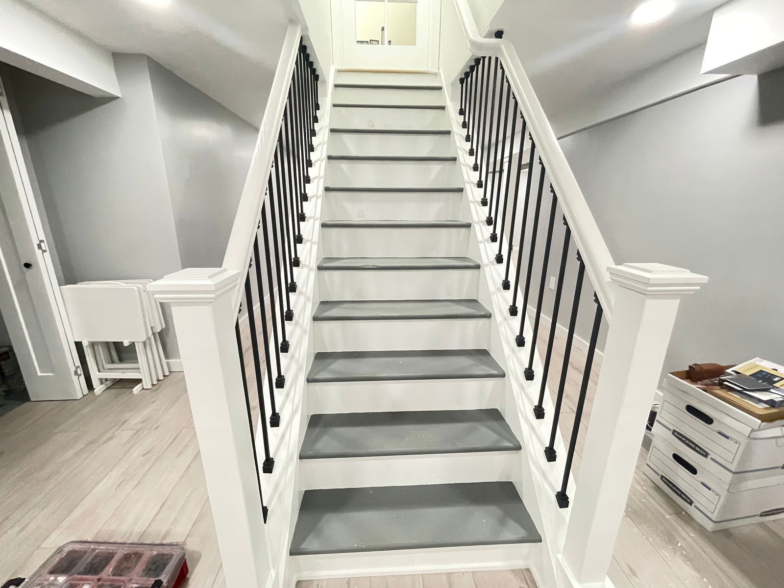 Recent basement finishing project by Home Concepts Construction in New Jersey